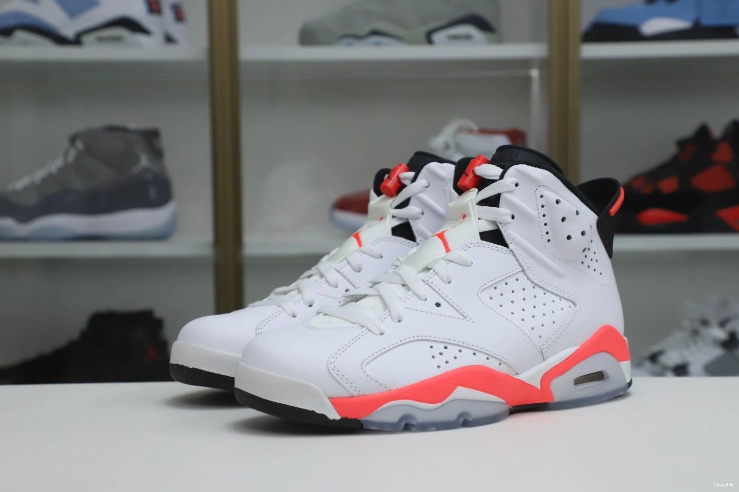 Jordan 6 White Retroinfrared Air 1208